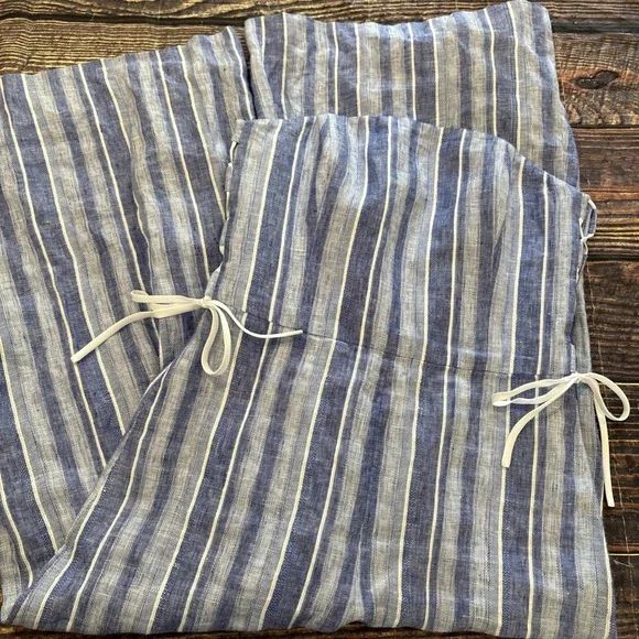 Club Monaco Allentin Linen Blend Jumpsuit Strapless Wide Leg Size 2 - Picture 8 of 13